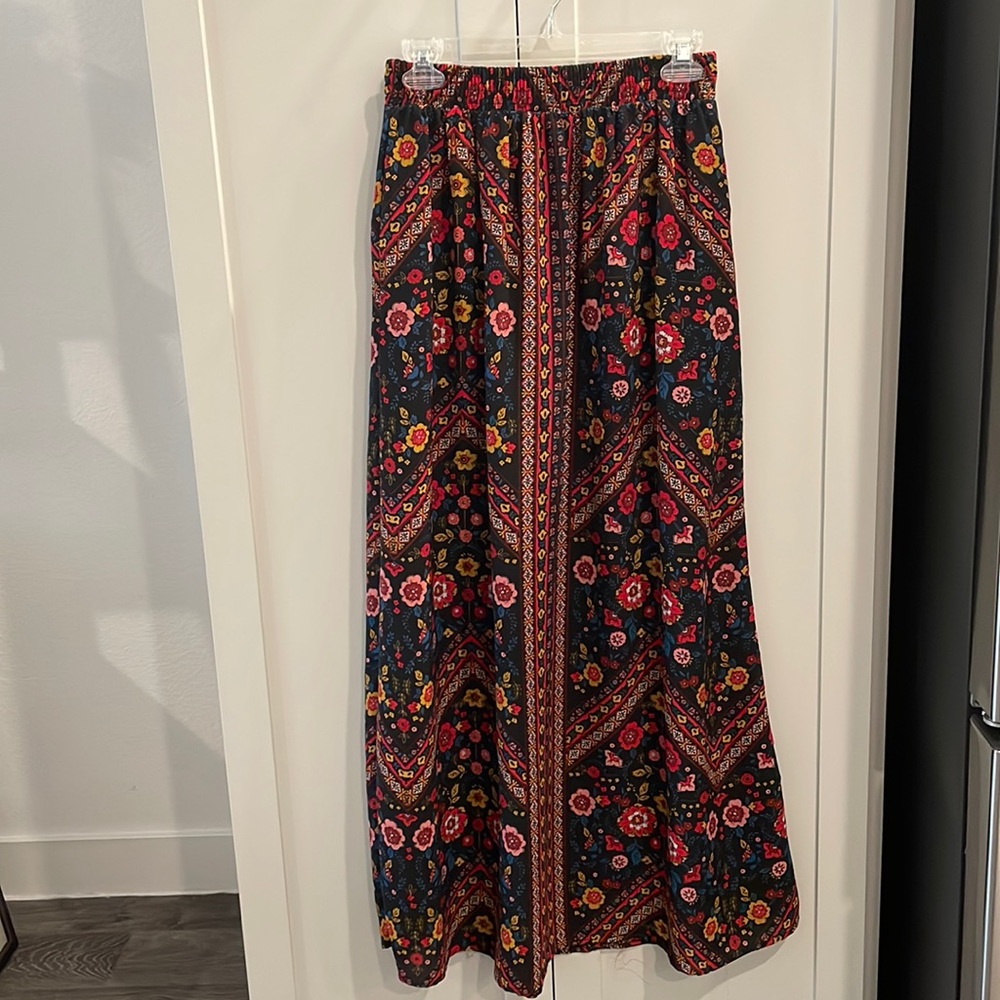 Maxi boho skirt, Size small
